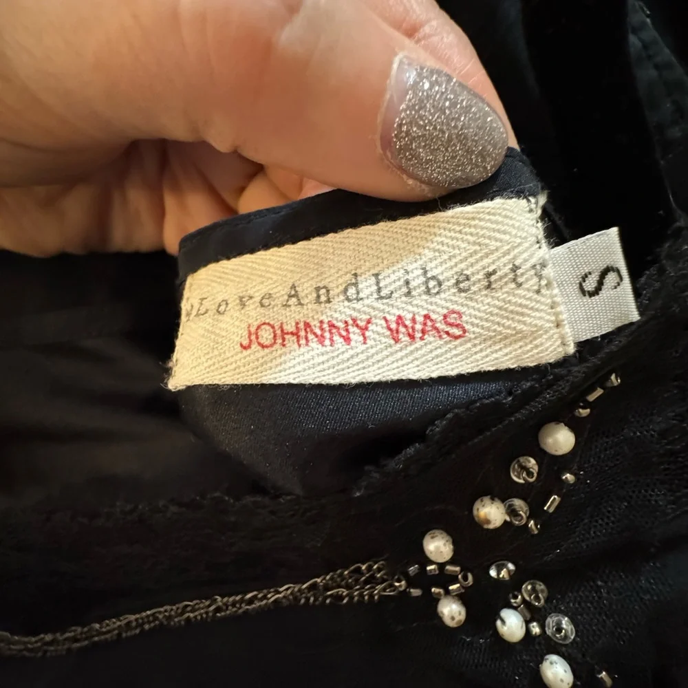 Johnny Was x Love and Liberty Silk Dress - Picture 4 of 5